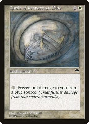 Circle of Protection: Blue card from Tempest