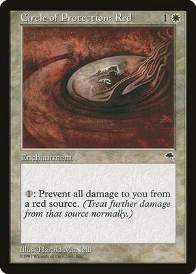 Circle of Protection: Red card from Tempest