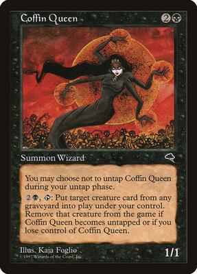 Coffin Queen card from Tempest