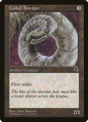 Coiled Tinviper card from Tempest
