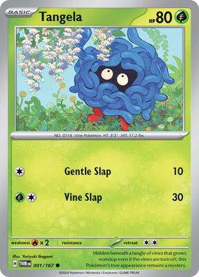 Tangela card from SV06: Twilight Masquerade