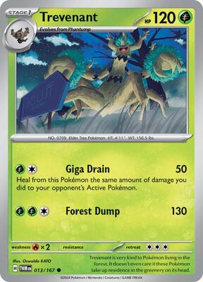 Trevenant card from SV06: Twilight Masquerade