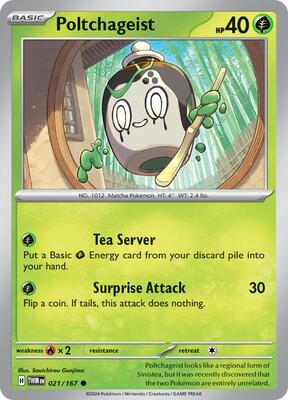 Poltchageist - 021/167 card from SV06: Twilight Masquerade