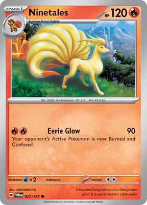 Ninetales card from SV06: Twilight Masquerade