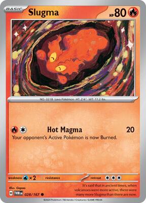 Slugma card from SV06: Twilight Masquerade