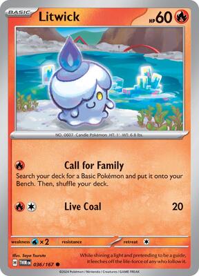 Litwick card from SV06: Twilight Masquerade