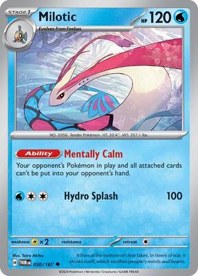 Milotic card from SV06: Twilight Masquerade