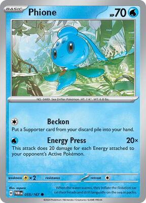 Phione - 055/167 card from SV06: Twilight Masquerade