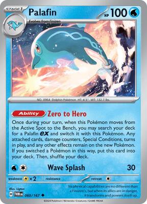 Palafin card from SV06: Twilight Masquerade