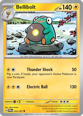 Bellibolt card from SV06: Twilight Masquerade