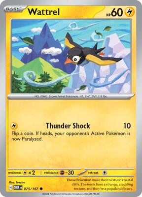 Wattrel - 075/167 card from SV06: Twilight Masquerade