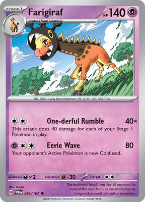 Farigiraf card from SV06: Twilight Masquerade
