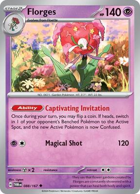 Florges card from SV06: Twilight Masquerade