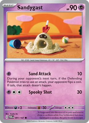 Sandygast card from SV06: Twilight Masquerade
