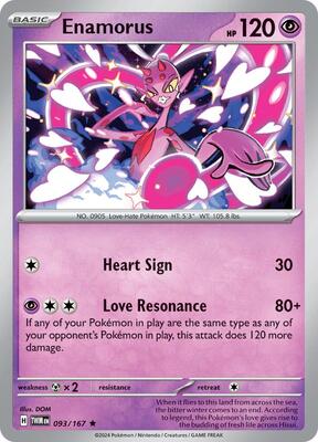 Enamorus - 093/167 card from SV06: Twilight Masquerade