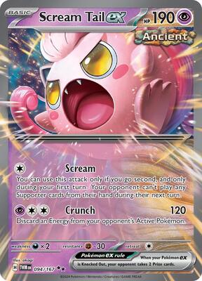 Scream Tail ex - 094/167 card from SV06: Twilight Masquerade