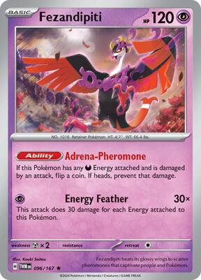 Fezandipiti card from SV06: Twilight Masquerade