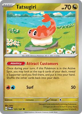 Tatsugiri - 131/167 card from SV06: Twilight Masquerade