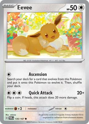 Eevee - 135/167 card from SV06: Twilight Masquerade