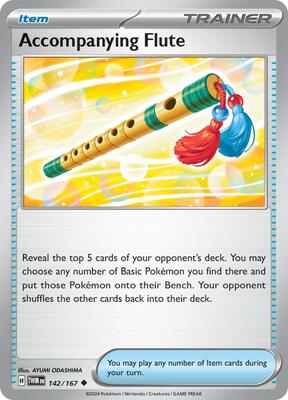 Accompanying Flute card from SV06: Twilight Masquerade