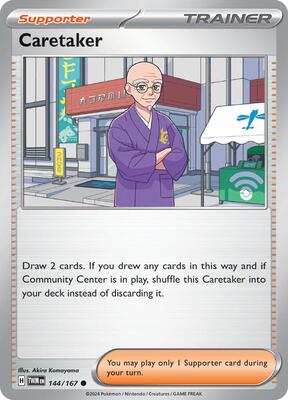 Caretaker - 144/167 card from SV06: Twilight Masquerade