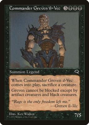 Commander Greven il-Vec card from Tempest
