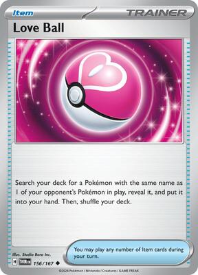 Love Ball card from SV06: Twilight Masquerade
