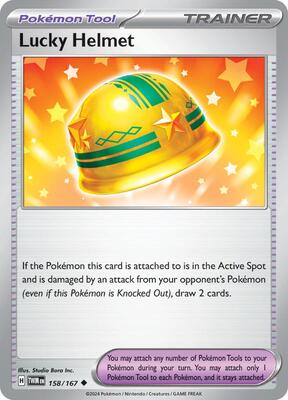 Lucky Helmet card from SV06: Twilight Masquerade