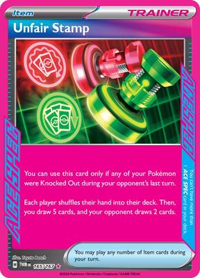 Unfair Stamp card from SV06: Twilight Masquerade