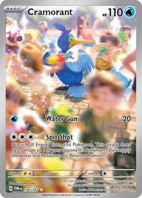 Cramorant - 176/167 card from SV06: Twilight Masquerade