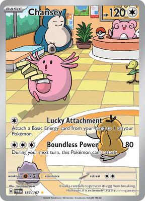 Chansey - 187/167 card from SV06: Twilight Masquerade