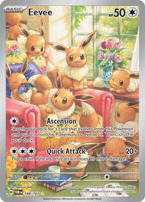 Eevee - 188/167 card from SV06: Twilight Masquerade