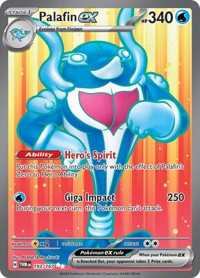 Palafin ex - 193/167 card from SV06: Twilight Masquerade
