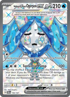 Wellspring Mask Ogerpon ex - 194/167 card from SV06: Twilight Masquerade