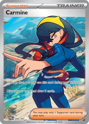 Carmine - 204/167 card from SV06: Twilight Masquerade
