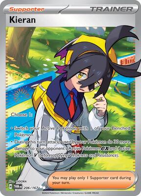 Kieran - 206/167 card from SV06: Twilight Masquerade