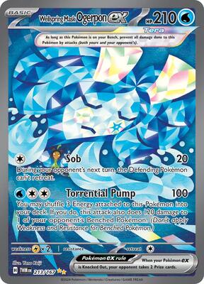 Wellspring Mask Ogerpon ex - 213/167 card from SV06: Twilight Masquerade