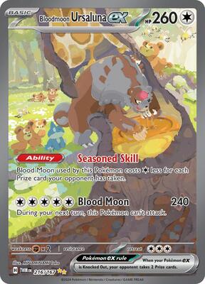 Bloodmoon Ursaluna ex - 216/167 card from SV06: Twilight Masquerade