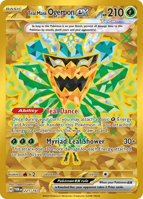 Teal Mask Ogerpon ex - 221/167 card from SV06: Twilight Masquerade