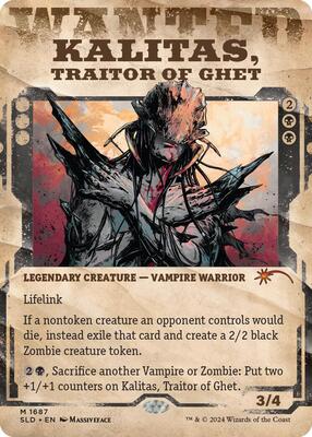 Kalitas, Traitor of Ghet card from Secret Lair Drop Series