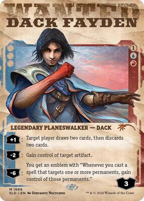 Dack Fayden (1689) card from Secret Lair Drop Series