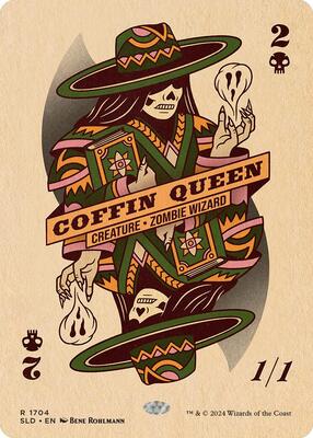 Coffin Queen card from Secret Lair Drop Series