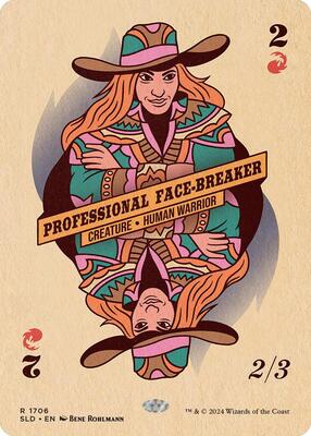 Professional Face-Breaker card from Secret Lair Drop Series
