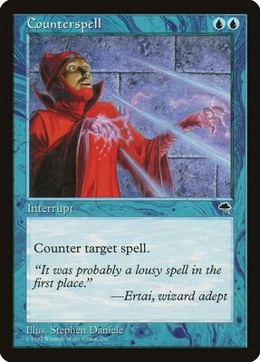 Counterspell card from Tempest