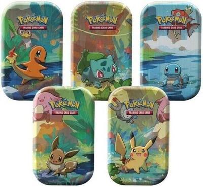 Kanto Friends Mini Tin [Set of 5] card from Miscellaneous Cards & Products