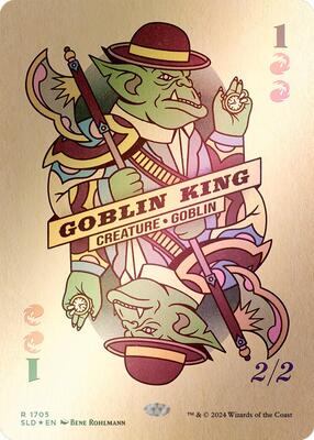Goblin King (1705) (Rainbow Foil) card from Secret Lair Drop Series