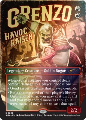 Grenzo, Havoc Raiser (Rainbow Foil) card from Secret Lair Drop Series