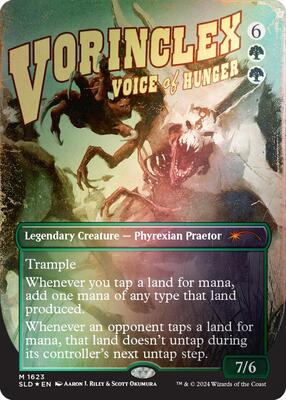 Vorinclex, Voice of Hunger (Rainbow Foil) card from Secret Lair Drop Series