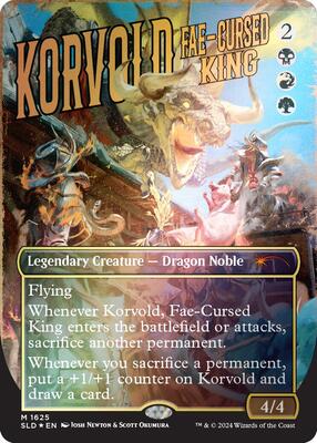 Korvold, Fae-Cursed King (1625) (Rainbow Foil) card from Secret Lair Drop Series
