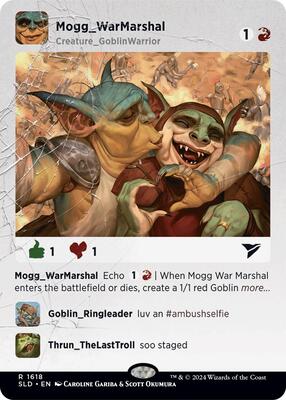 Mogg War Marshal card from Secret Lair Drop Series